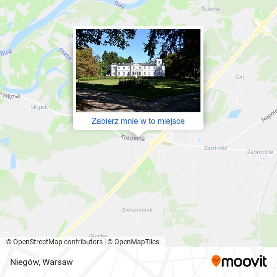 Mapa Niegów