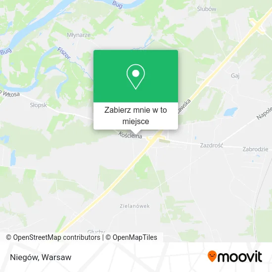 Mapa Niegów