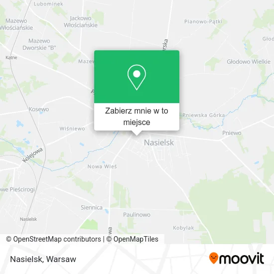 Mapa Nasielsk
