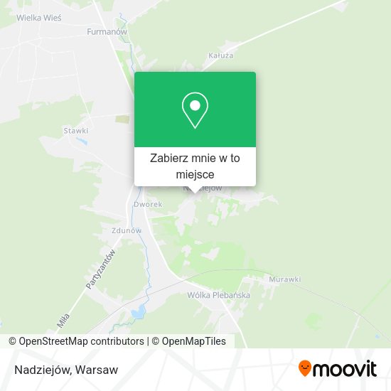 Mapa Nadziejów