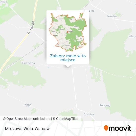 Mapa Mrozowa Wola