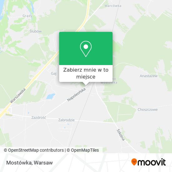 Mapa Mostówka