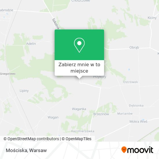 Mapa Mościska