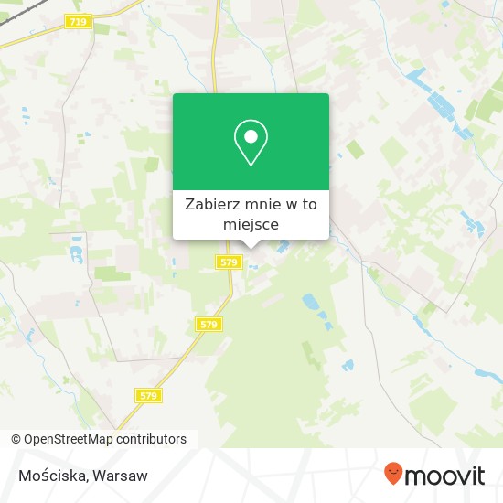 Mapa Mościska