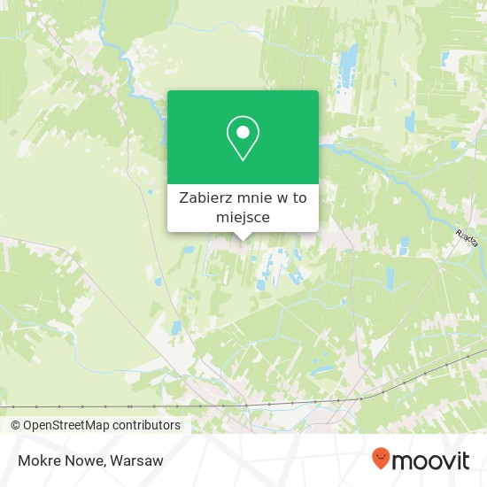 Mapa Mokre Nowe