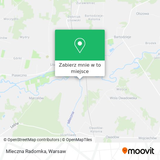 Mapa Mleczna Radomka