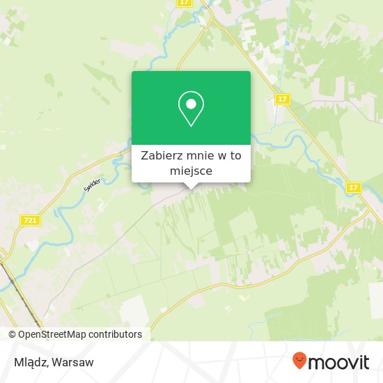 Mapa Mlądz