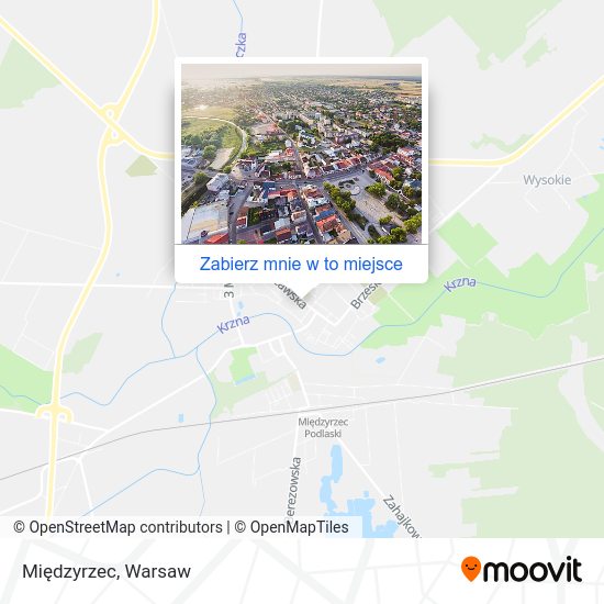 Mapa Międzyrzec