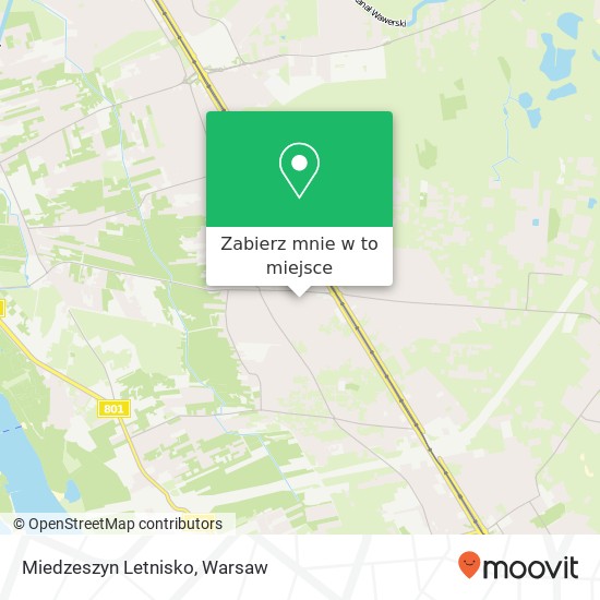 Mapa Miedzeszyn Letnisko