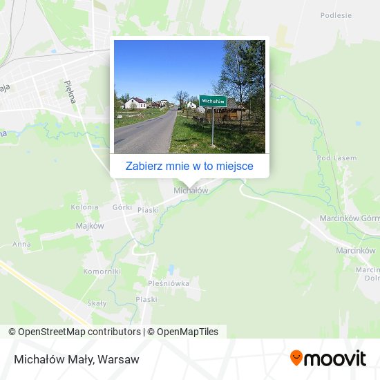 Mapa Michałów Mały