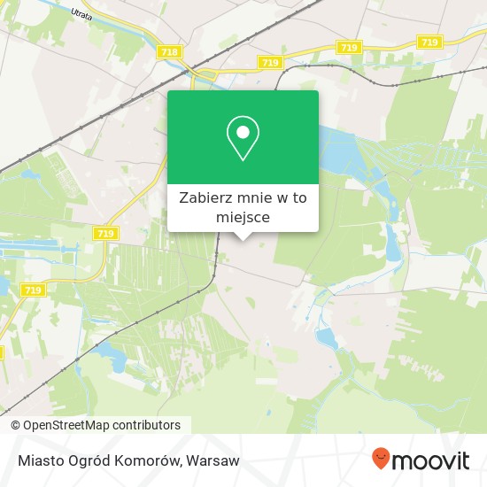 Mapa Miasto Ogród Komorów