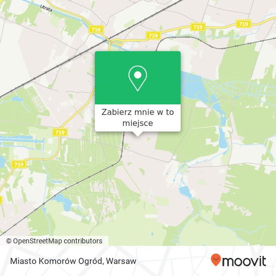 Mapa Miasto Komorów Ogród