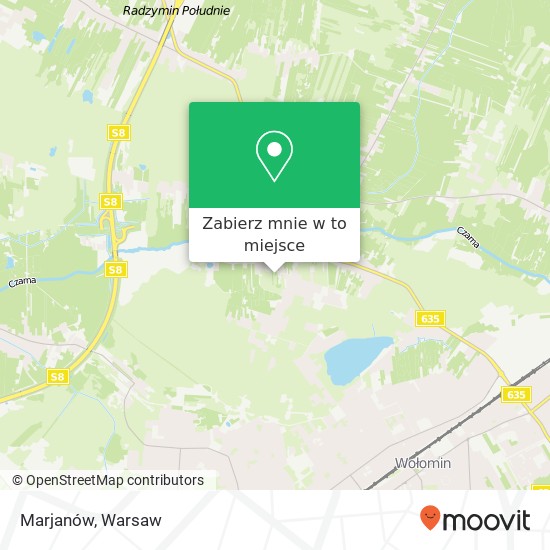 Mapa Marjanów