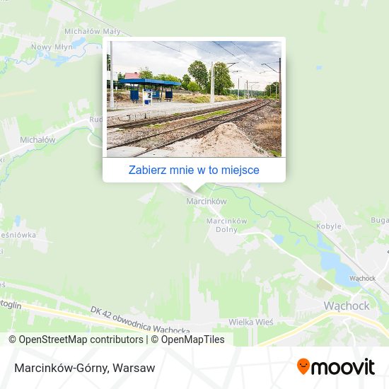 Mapa Marcinków-Górny