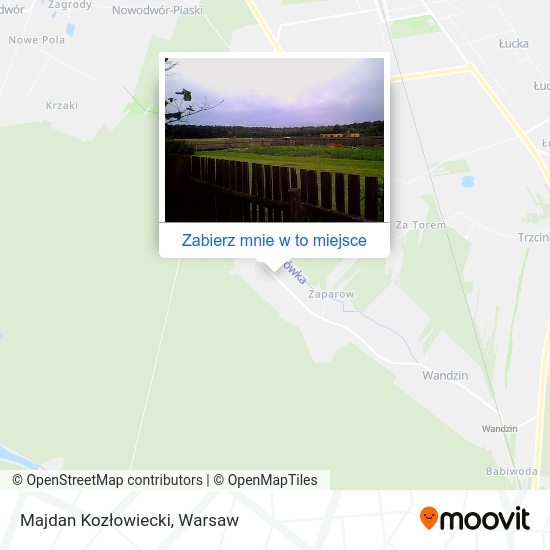 Mapa Majdan Kozłowiecki