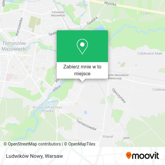 Mapa Ludwików Nowy