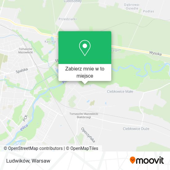 Mapa Ludwików