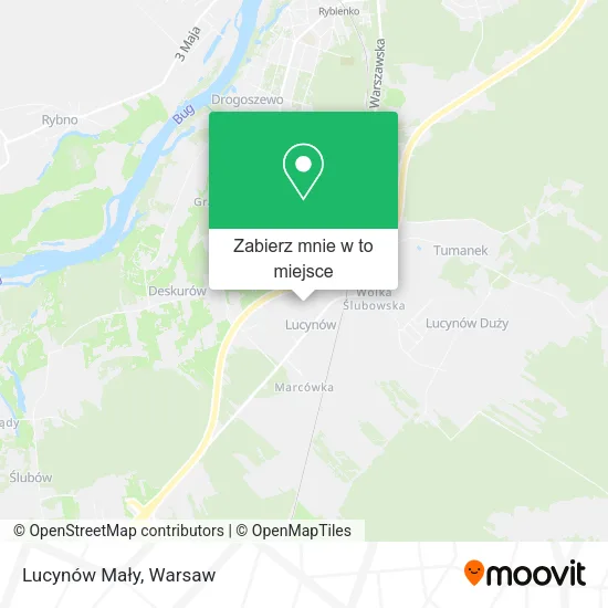 Mapa Lucynów Mały