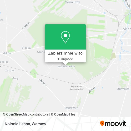 Mapa Kolonia Leśna