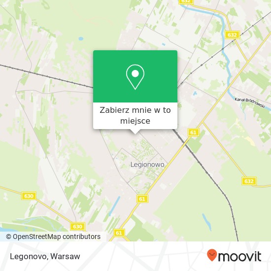 Mapa Legonovo