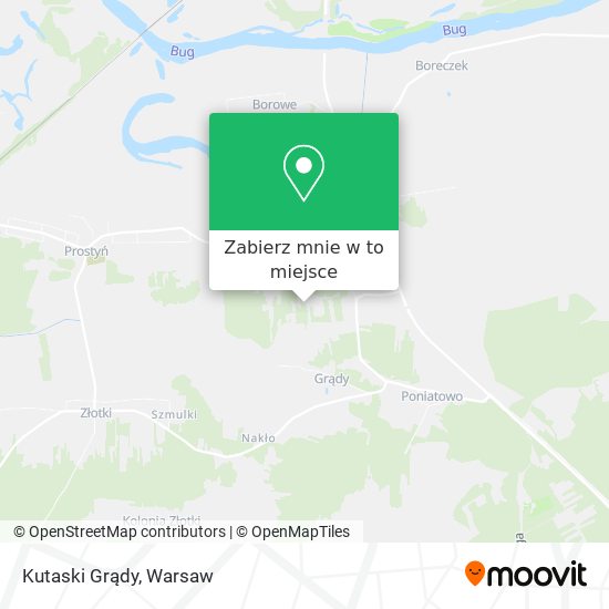 Mapa Kutaski Grądy