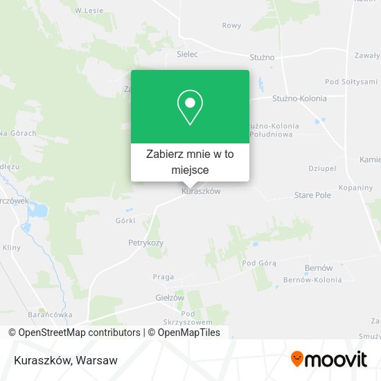 Mapa Kuraszków