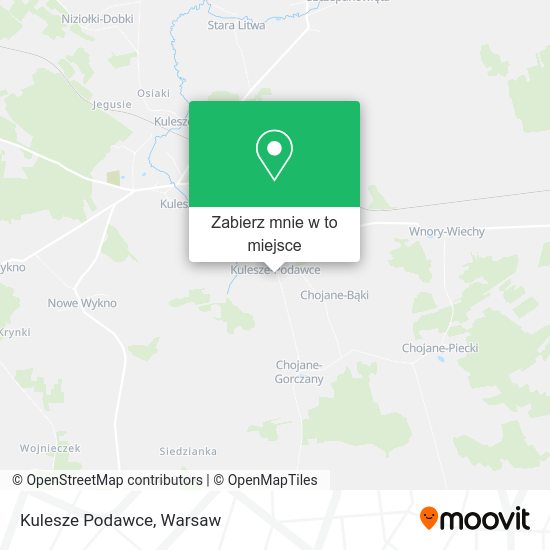 Mapa Kulesze Podawce