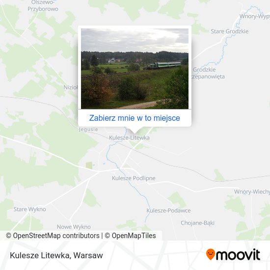 Mapa Kulesze Litewka