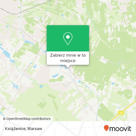 Mapa Książenice