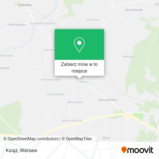 Mapa Książ