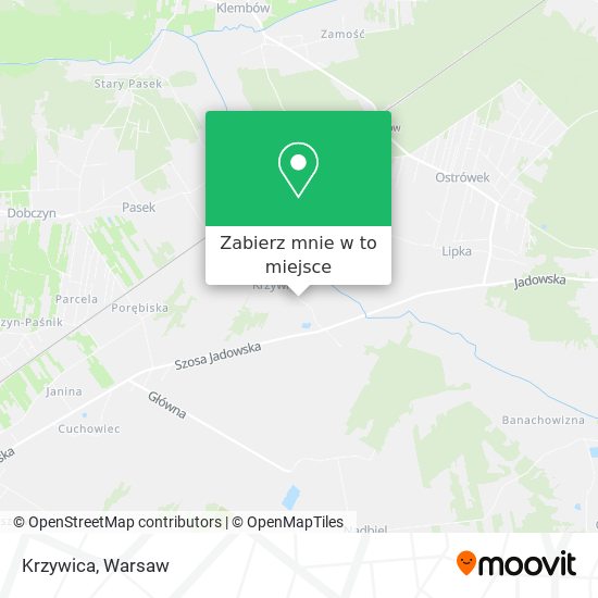 Mapa Krzywica