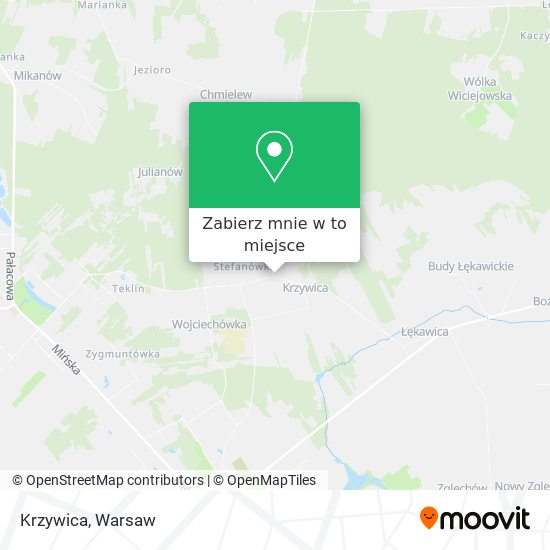 Mapa Krzywica