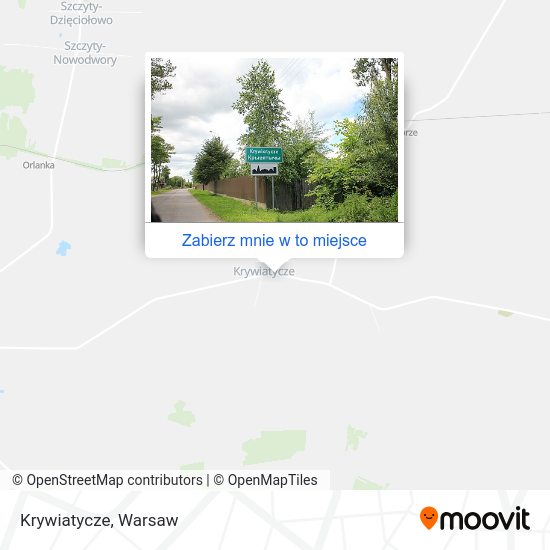 Mapa Krywiatycze