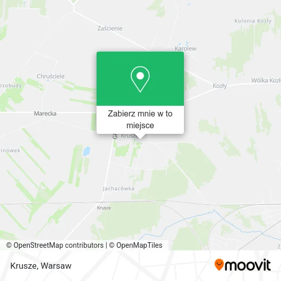 Mapa Krusze
