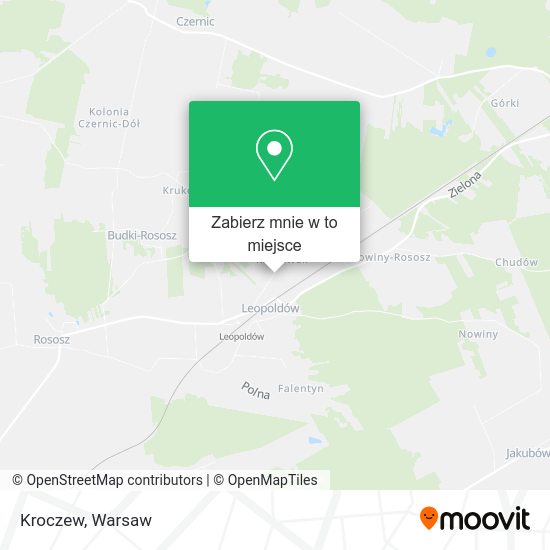 Mapa Kroczew