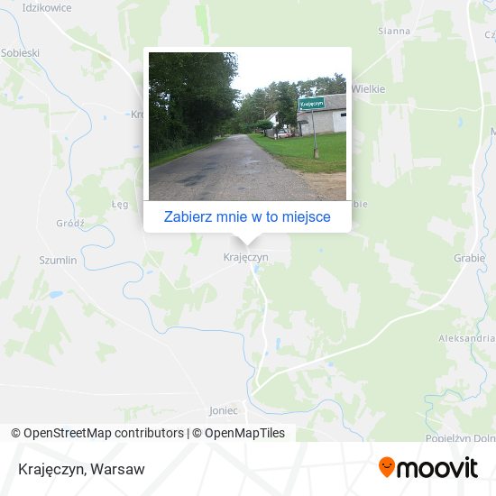 Mapa Krajęczyn