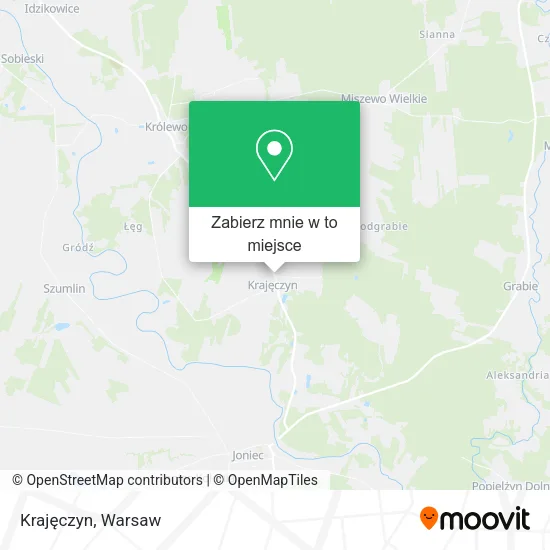 Mapa Krajęczyn