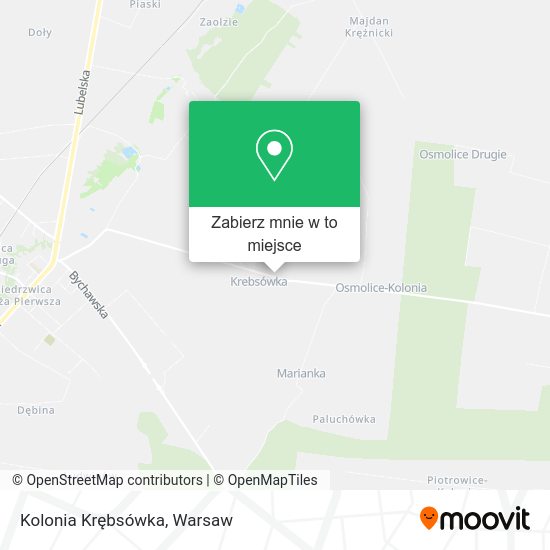 Mapa Kolonia Krębsówka