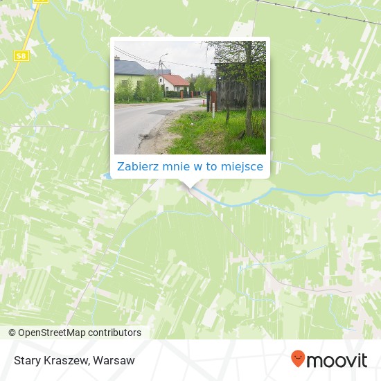 Mapa Stary Kraszew