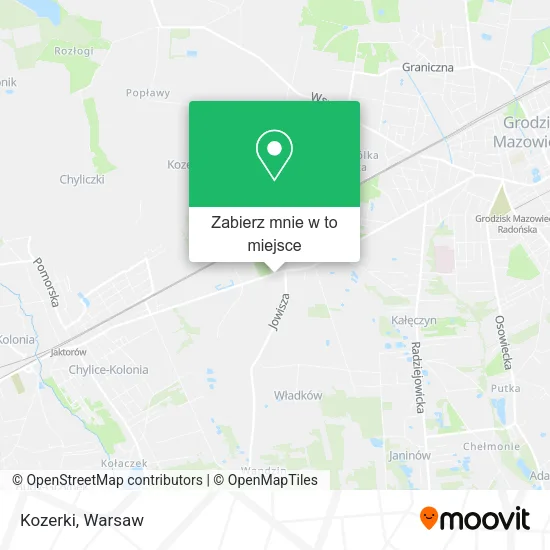 Mapa Kozerki