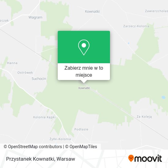 Mapa Przystanek Kownatki