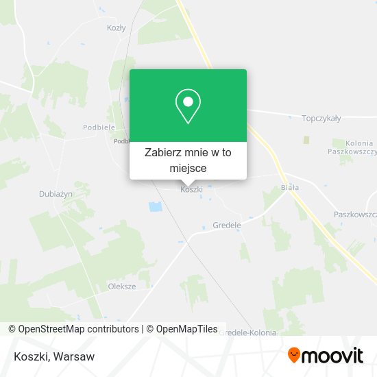 Mapa Koszki