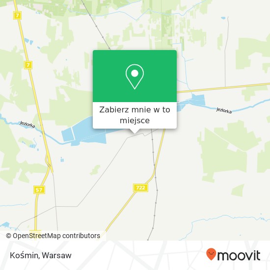 Mapa Kośmin