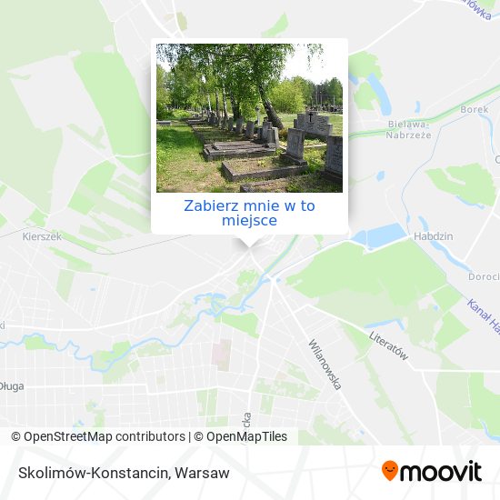 Mapa Skolimów-Konstancin