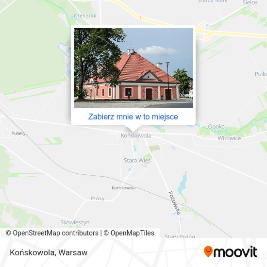 Mapa Końskowola