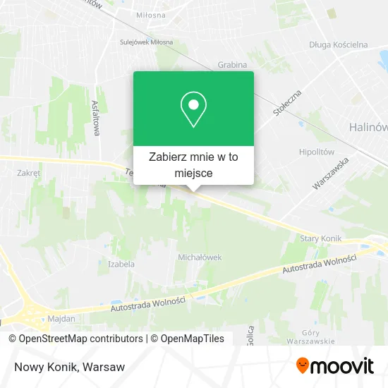 Mapa Nowy Konik
