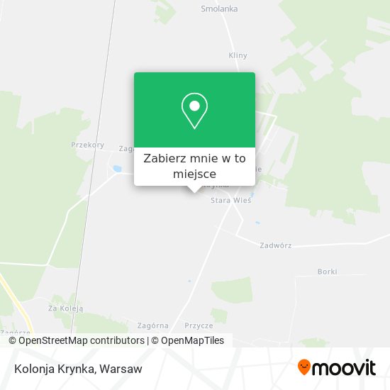 Mapa Kolonja Krynka