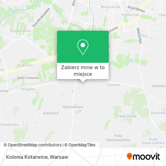 Mapa Kolonia Kotarwice