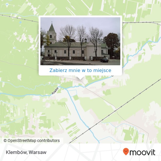 Mapa Klembów