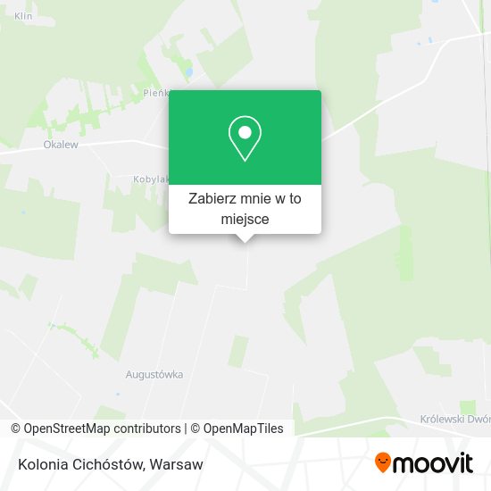 Mapa Kolonia Cichóstów